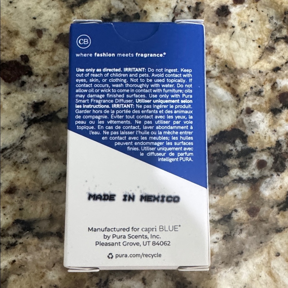 Pura Capri Blue Volcano Fragrance Refill - Picture 2 of 3